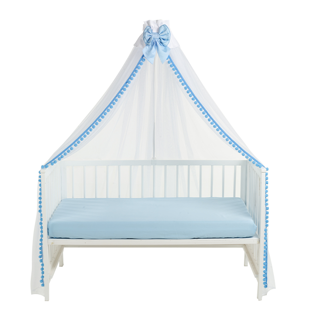 Blue Teddy - Crib Canopy