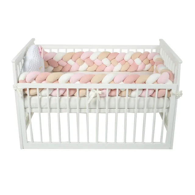 Crib Bedding Braid - Pink
