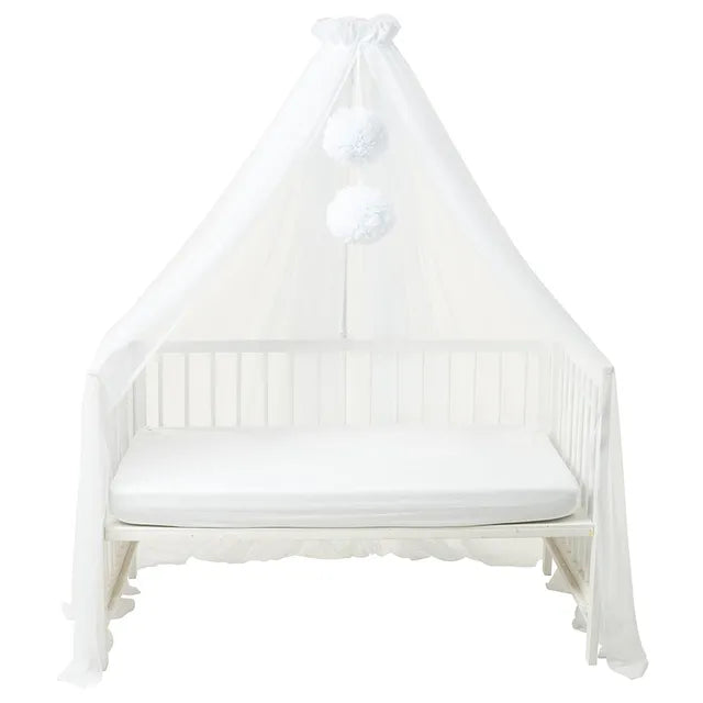 Crib Canopy - Pompom White