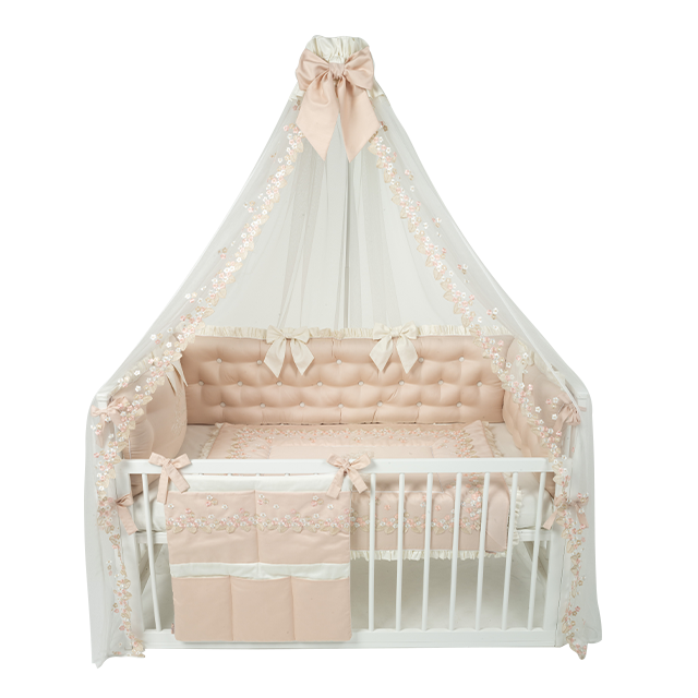 Cream Daisies - Crib Canopy