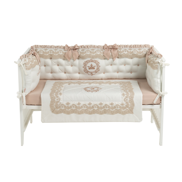 Cream French Lace - Bedding Set