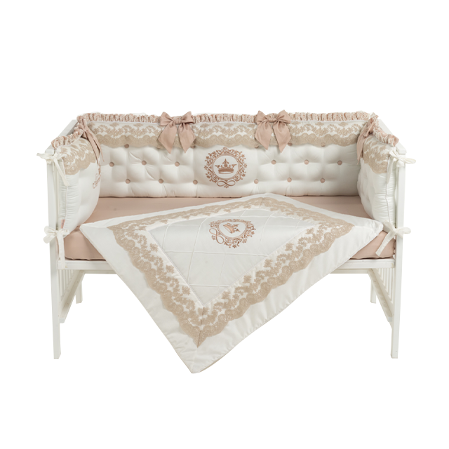 Cream French Lace - Bedding Set